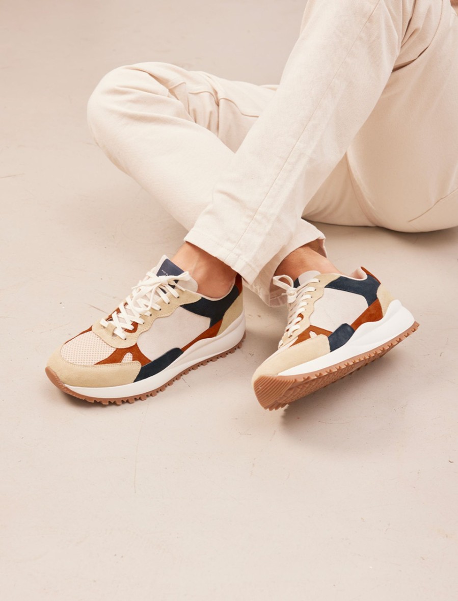 Homme Pied de Biche Sneakers | Scott Rouille & Ardoise